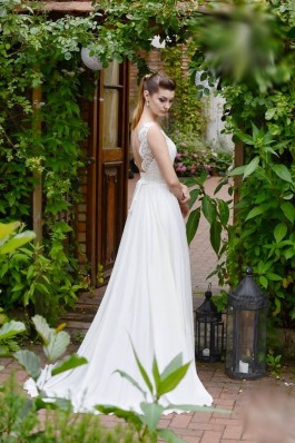 Vintage svatební šaty 2018, krajka, lehké nadýchané tylové bílé ivory, svatba příroda romantické...